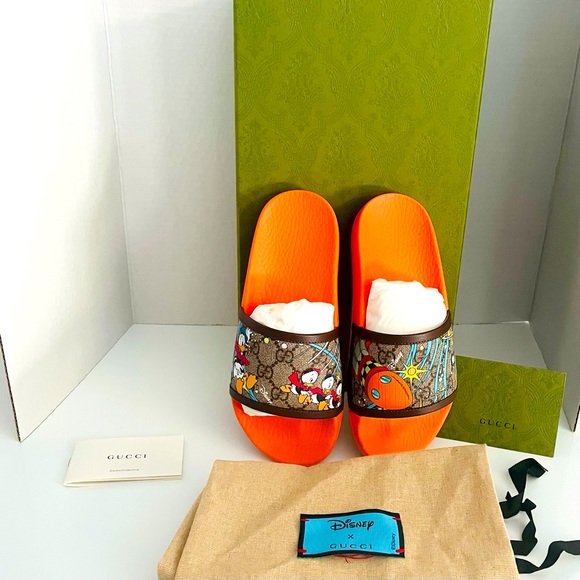 Gucci Donald Duck Slides /Shoes - Limited Addition 34/4 - Picture 7 of 7
